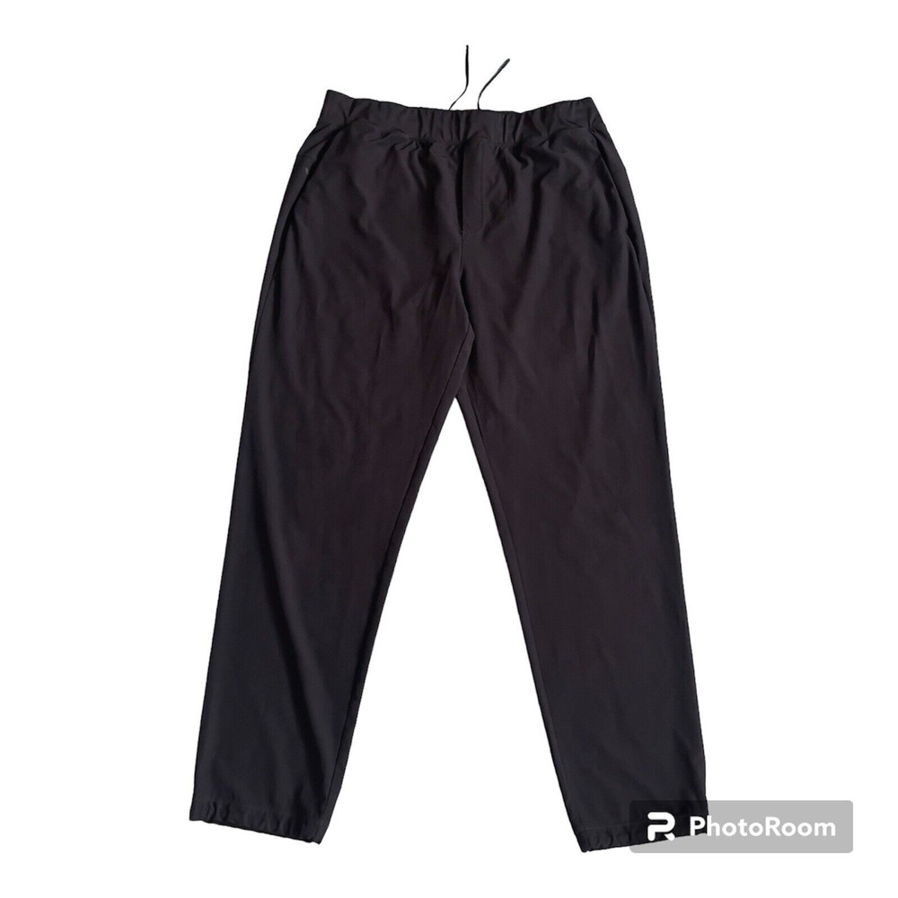 Peak Velocity Jogger Athletic Tapered Leg Gym Workout Stretch Black Men XL EUC